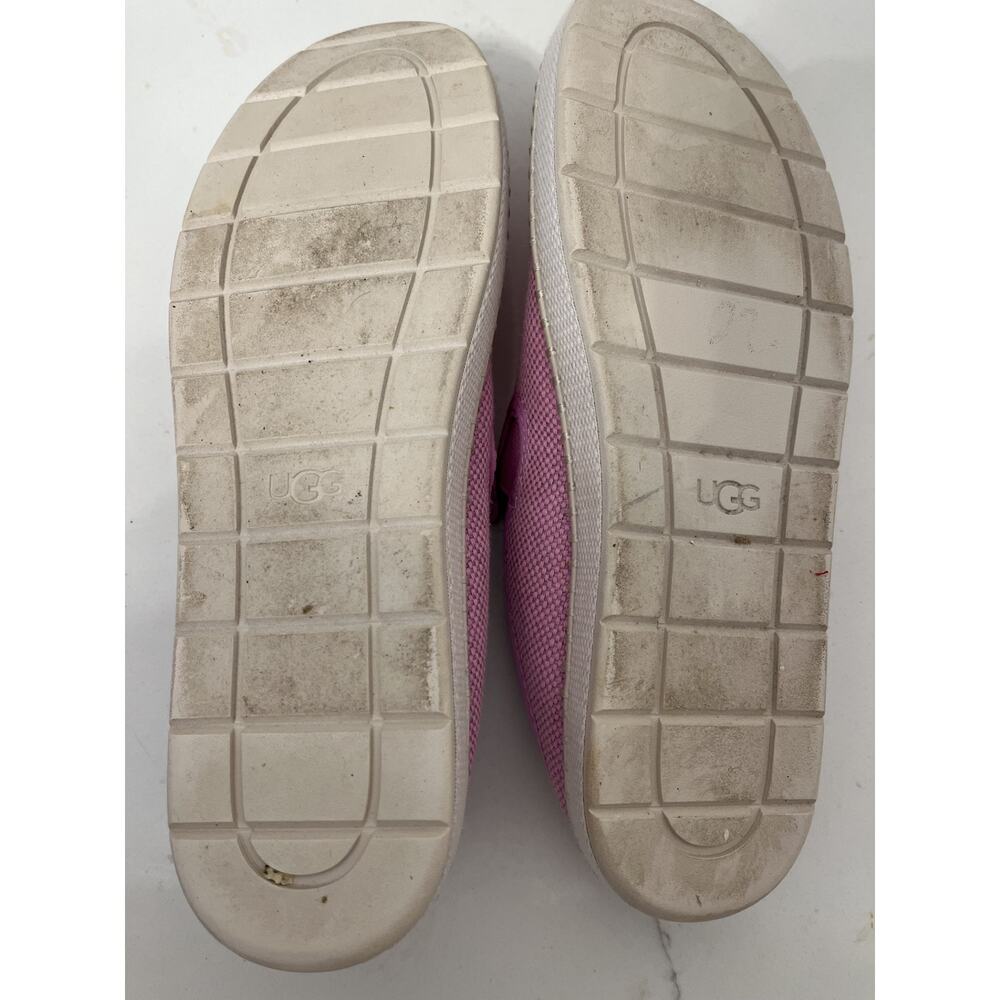 UGG Womens Espadrilles 9 Slip On Back Lavender Shoes Canvas Summer Beach Coastal - Picture 5 of 5